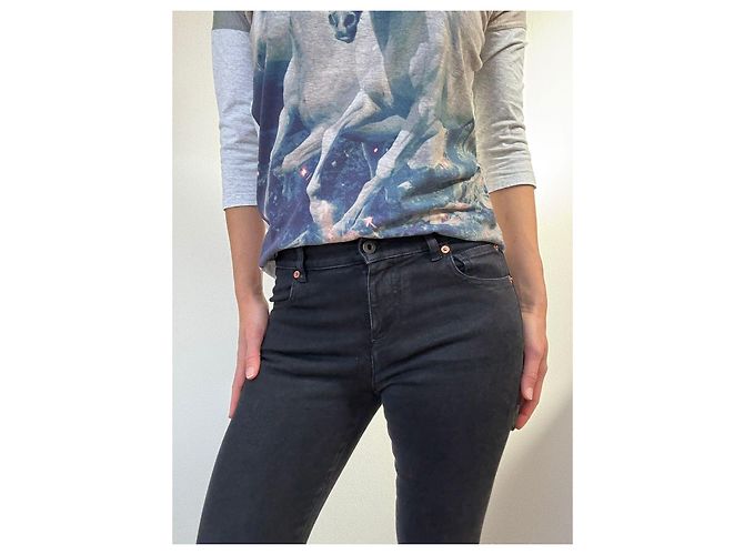 Jeans skinny Valentino Negro - vista 5