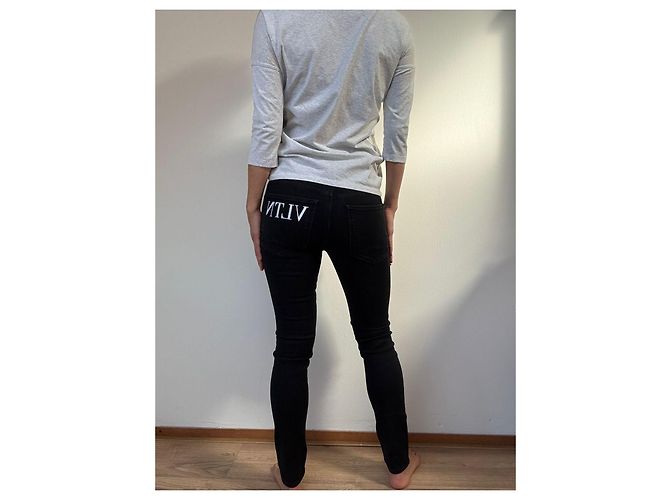 Jeans skinny Valentino Negro - vista 6