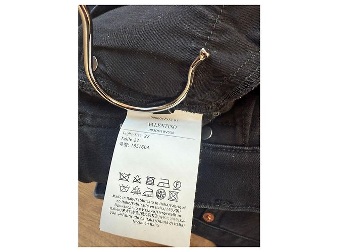 Jeans skinny Valentino Negro - vista 8