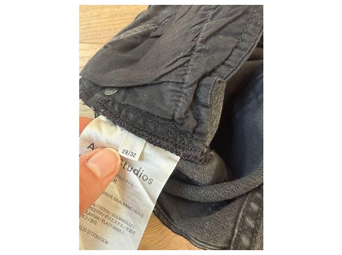 Jeans skinny Acne Studios Grigio - vista 12