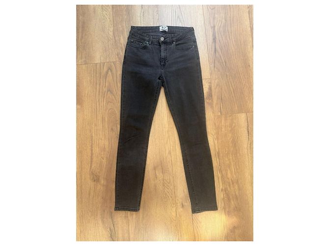 Jeans skinny Acne Studios Grigio - vista 2