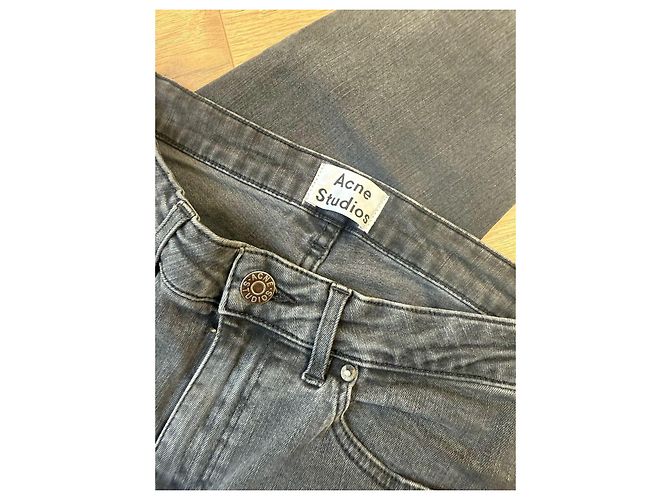 Jeans skinny Acne Studios Grigio - vista 7
