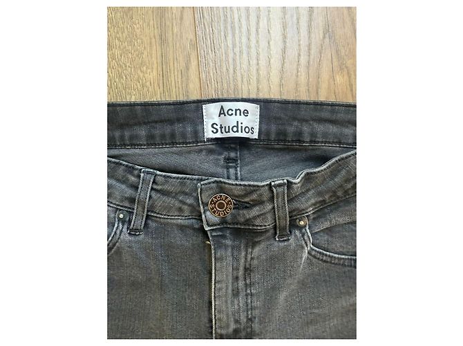 Jeans skinny Acne Studios Grigio - vista 8