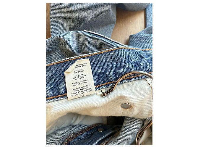 Jeans Helmut Lang azzurri in cotone Blu chiaro - vista 10