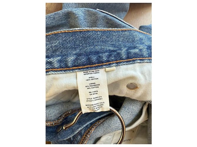 Jeans Helmut Lang azzurri in cotone Blu chiaro - vista 11