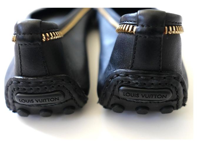 Ballerine Oxford con Zip Louis Vuitton Nero - vista 3