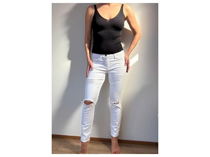 Current Elliott Jeans Current/Elliott Bianco - vista 2