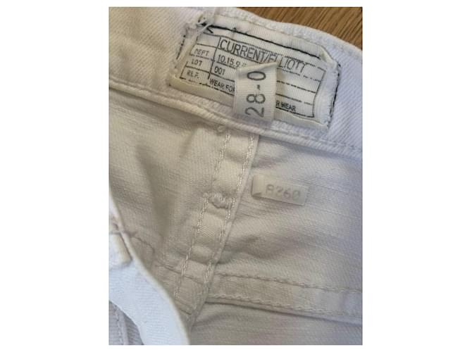 Current Elliott Jeans Current/Elliott Bianco - vista 7