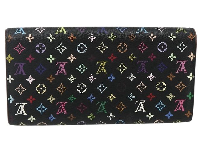 LOUIS VUITTON Multicolor Portefeuille Sarah 2 Set White Black Auth bs34773 - view 3