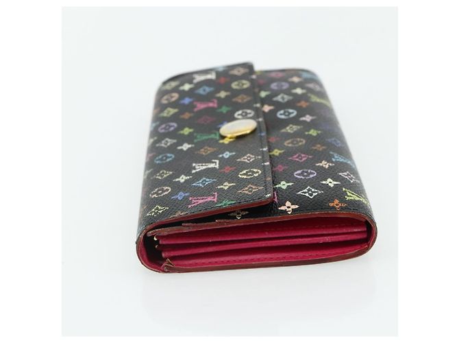 LOUIS VUITTON Multicolor Portefeuille Sarah 2 Set White Black Auth bs34773 - view 4