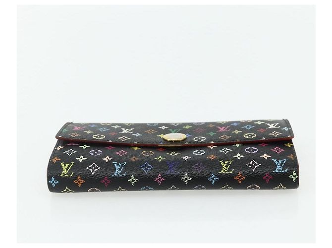 LOUIS VUITTON Multicolor Portefeuille Sarah 2 Set White Black Auth bs34773 - view 6