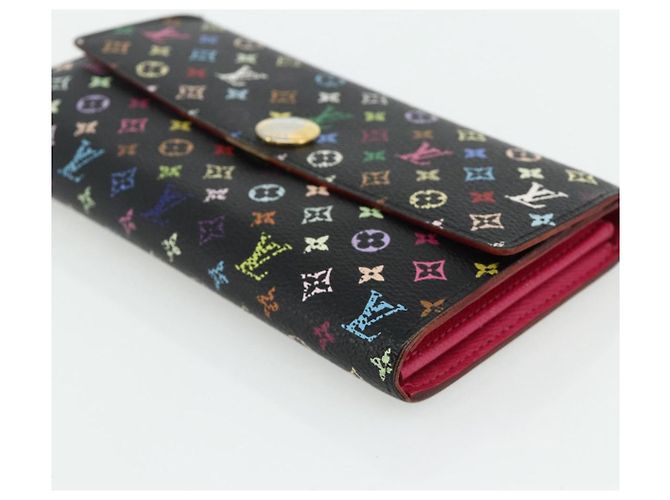 LOUIS VUITTON Multicolor Portefeuille Sarah 2 Set White Black Auth bs34773 - view 7