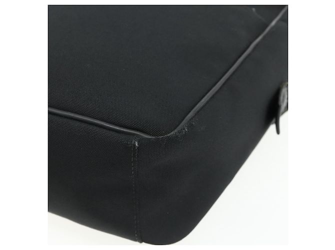 Borsa a Spalla GUCCI Nylon Nero Argento 018 1612 Auth ep14214 - vista 9