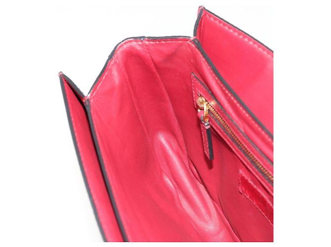 Borsa a spalla in pelle Valentino rossa oro Auth bs34661A Rosso D'oro - vista 21