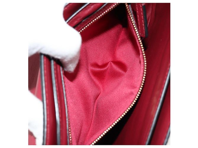 Borsa a spalla in pelle Valentino rossa oro Auth bs34661A Rosso D'oro - vista 23