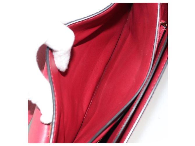 Borsa a spalla in pelle Valentino rossa oro Auth bs34661A Rosso D'oro - vista 24