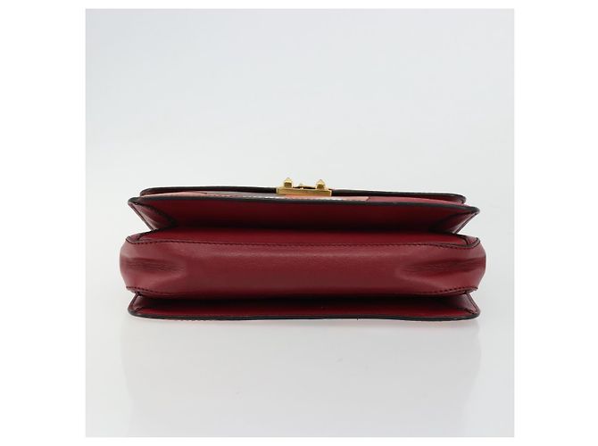 Borsa a spalla in pelle Valentino rossa oro Auth bs34661A Rosso D'oro - vista 5