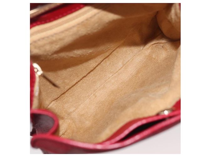 Borsa a Spalla in Pelle Rossa e Oro Auth BA12257A di Jimmy Choo Rosso D'oro - vista 11