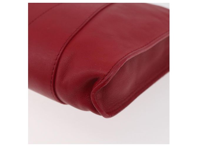 Borsa a Spalla in Pelle Rossa e Oro Auth BA12257A di Jimmy Choo Rosso D'oro - vista 16
