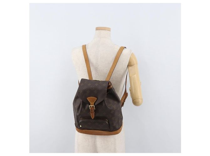 LOUIS VUITTON Monogram Montsouris MM Rucksack M51136 LV Auth 176013 Monogramm - Ansicht 26