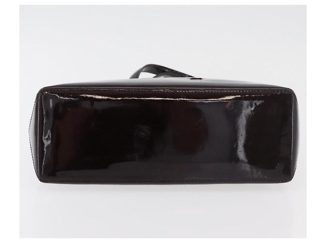 LOUIS VUITTON Borsa a Mano Monogram Vernis Wilshire PM Amarante M93641 Auth 177431 Bordò - vista 6