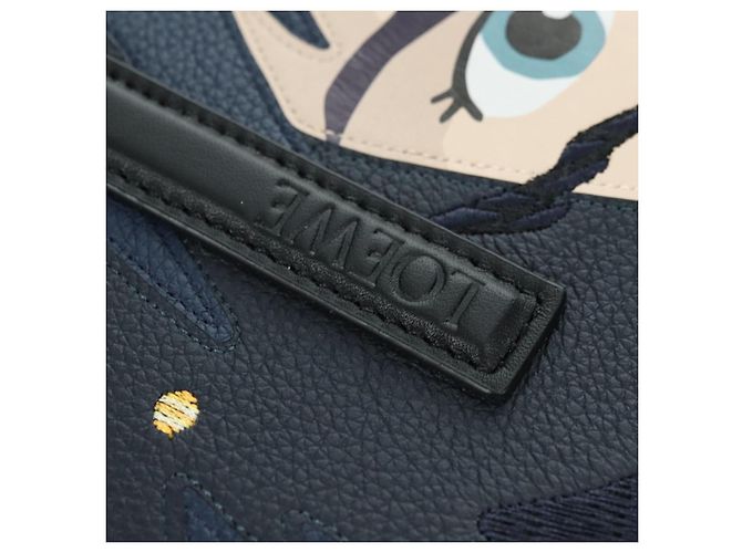 LOEWE - Borsa Howl e Sophie del Castello Errante Ghibli in Tela Auth 167253SM Nero - vista 17