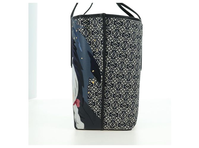 LOEWE - Borsa Howl e Sophie del Castello Errante Ghibli in Tela Auth 167253SM Nero - vista 3