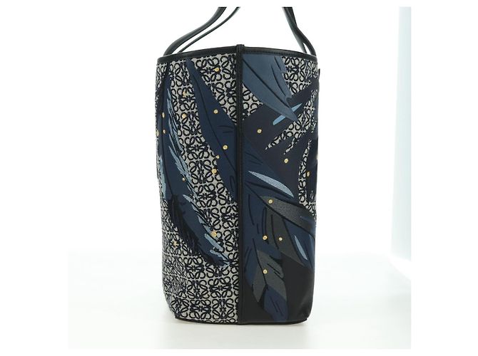 LOEWE - Borsa Howl e Sophie del Castello Errante Ghibli in Tela Auth 167253SM Nero - vista 4