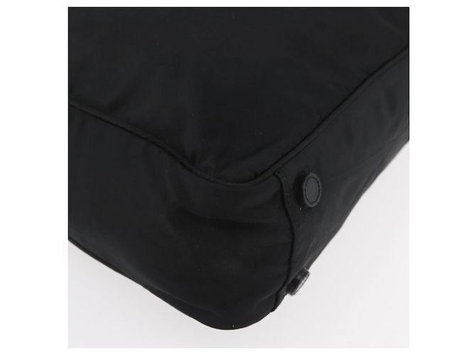 Borsa a Spalla PRADA Nylon Nera Argento Autentica 176642 Nero - vista 14