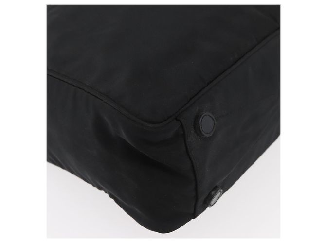 Borsa a Spalla PRADA Nylon Nera Argento Autentica 176642 Nero - vista 16
