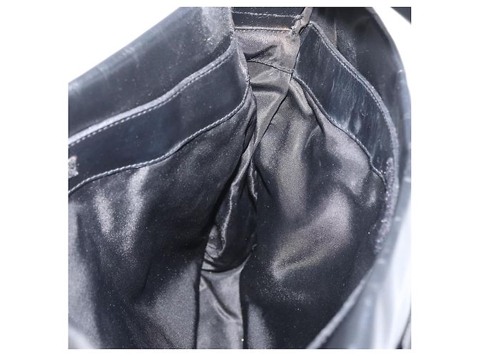 Borsa a Spalla PRADA Nylon Nera Argento Autentica 176642 Nero - vista 19