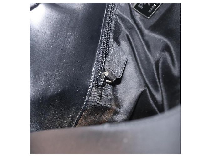Borsa a Spalla PRADA Nylon Nera Argento Autentica 176642 Nero - vista 22