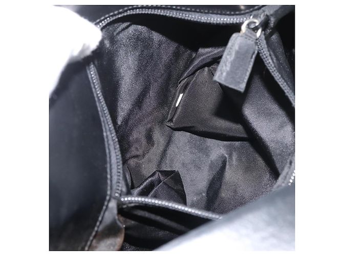Borsa a Spalla PRADA Nylon Nera Argento Autentica 176642 Nero - vista 23