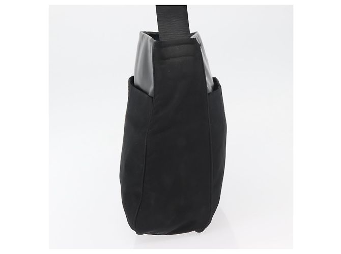 Borsa a Spalla PRADA Nylon Nera Argento Autentica 176642 Nero - vista 3