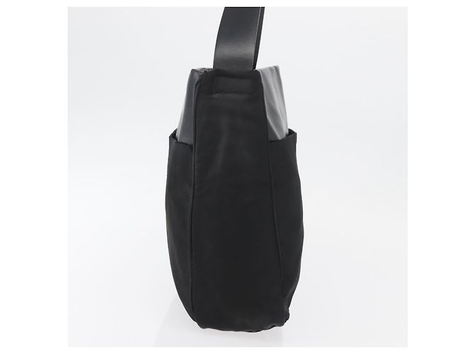Borsa a Spalla PRADA Nylon Nera Argento Autentica 176642 Nero - vista 4