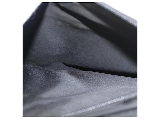 Borsa da lavoro PRADA in nylon nero e argento Auth ti3842 - vista 22