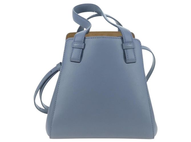 LOEWE ~ Ghibli Borsa Hammock Nuggets Markl 2way Azzurro Chiaro Auth 167241SM Blu chiaro - vista 2