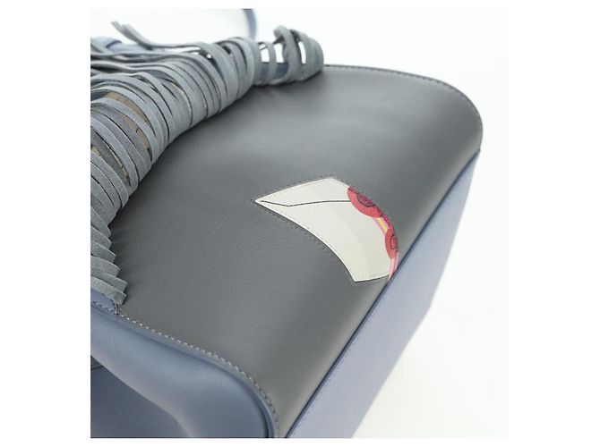 LOEWE ~ Ghibli Borsa Hammock Nuggets Markl 2way Azzurro Chiaro Auth 167241SM Blu chiaro - vista 22