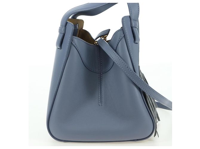 LOEWE ~ Ghibli Borsa Hammock Nuggets Markl 2way Azzurro Chiaro Auth 167241SM Blu chiaro - vista 4