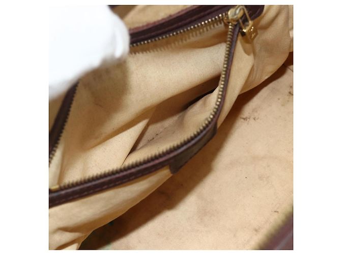 LOUIS VUITTON Monogram Mini Josephine PM Borsa a Mano Rossa M92216 LV Auth bs34631 Rosso - vista 11