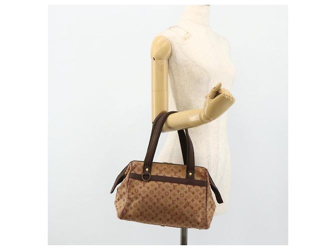 LOUIS VUITTON Monogram Mini Josephine PM Borsa a Mano Rossa M92216 LV Auth bs34631 Rosso - vista 22