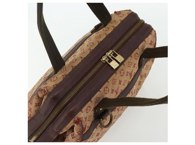 LOUIS VUITTON Monogram Mini Josephine PM Borsa a Mano Rossa M92216 LV Auth bs34631 Rosso - vista 6