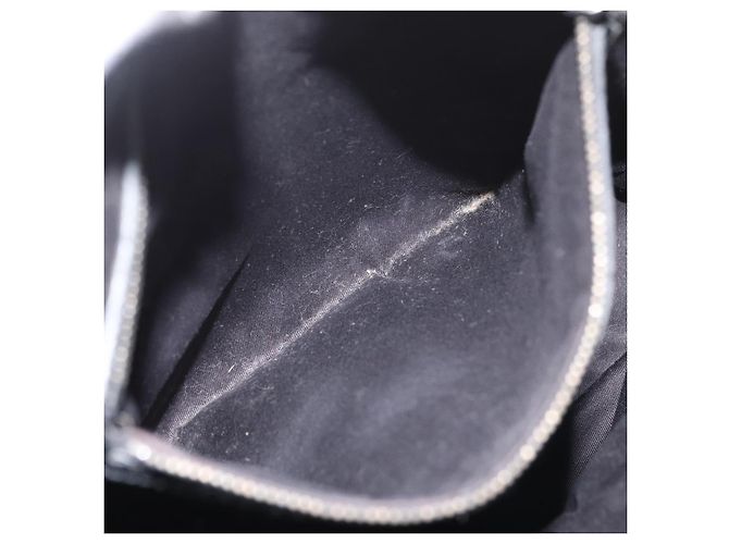 Borsa a Spalla GG Canvas Gucci Nera Argento 109097 Auth 175057 Nero - vista 11