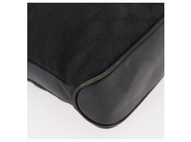 Borsa a Spalla GG Canvas Gucci Nera Argento 109097 Auth 175057 Nero - vista 16