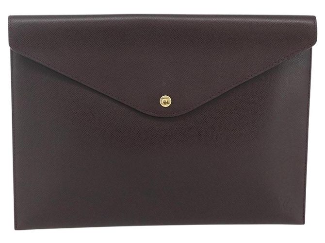 LOUIS VUITTON Taiga Document Case Acajou M99087 LV Auth bs34620 Braun - Ansicht 13