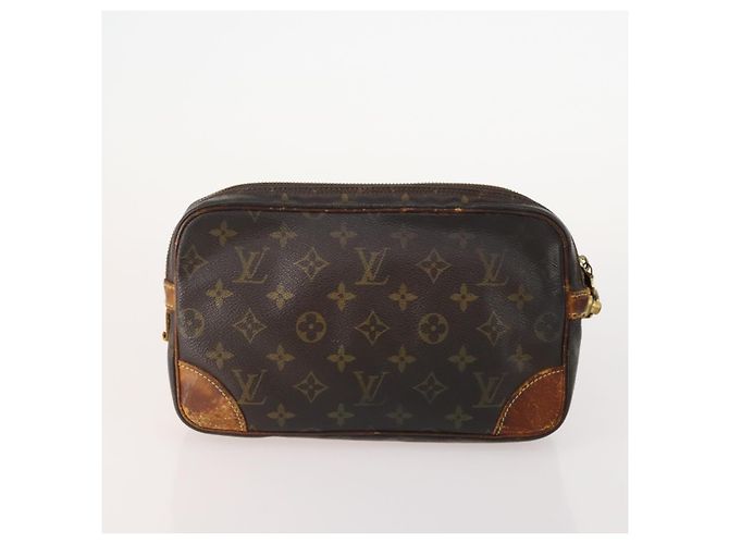 LOUIS VUITTON Pochette Monogram 2 Set LV Auth ti3902 Monogramma - vista 3