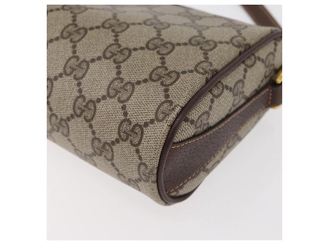 Borsa Sherry Line GG Supreme Web di GUCCI in PVC beige e oro 89 02 018 Auth 176741 D'oro - vista 16
