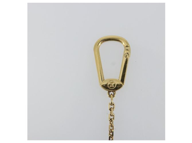 LOUIS VUITTON Portachiavi Speedy Unclusion Nero M65444 Auth BA12314 D'oro - vista 7