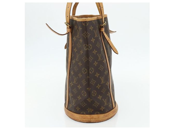LOUIS VUITTON Borsa a Spalla Monogram Bucket GM M42236 LV Auth bs34611 Monogramma - vista 3