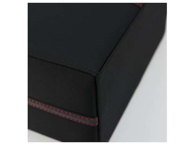 Pochette Vanity Christian Dior in Nylon Nero Argento Auth ep14195 - vista 17